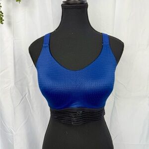 Victoria’s Secret VSX Blue Seamless Sports Bra 34D